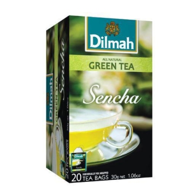 Foto van Dilmah all natural green tea sencha 20st via drogist