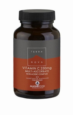 Foto van Terranova vitamine c 250 mg complex 50vc via drogist
