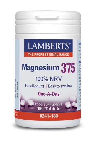 Foto van Lamberts magnesium 375 180tb via drogist
