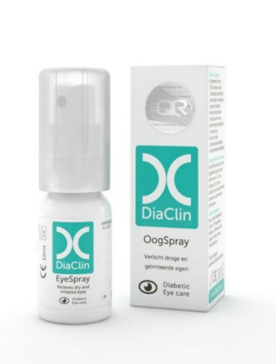 Foto van Diaclin oogspray 15ml via drogist