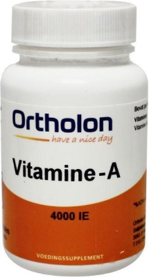 Foto van Ortholon vitamine a 4000ie 60cap via drogist