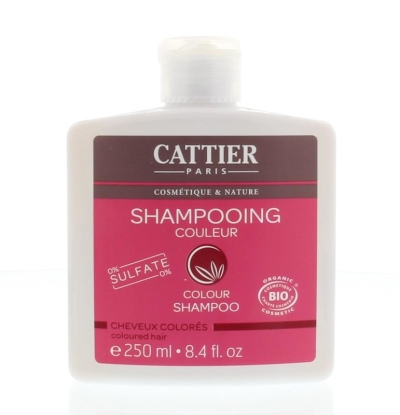 Foto van Cattier shampoo gekleurd haar 250ml via drogist