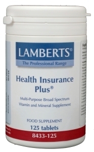 Foto van Lamberts health insurance plus 125tab via drogist