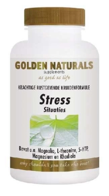 Golden naturals stress situaties 180cp  drogist