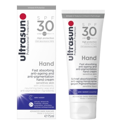 Ultrasun hand anti pigment f30 75ml  drogist