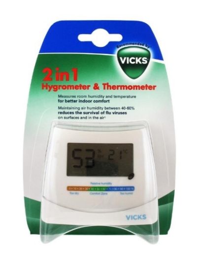 Foto van Vicks hygrometer thermometer 1st via drogist