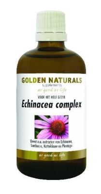 Foto van Golden naturals power echinacea tinctuur 100ml via drogist