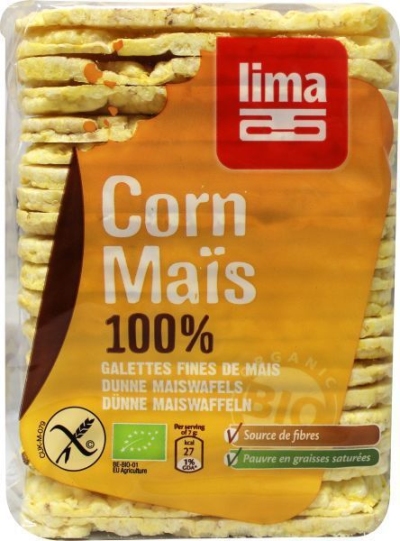 Lima maiswafels dun rechthoek 140g  drogist