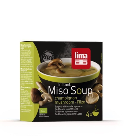 Lima instant miso soup champignons 4st  drogist