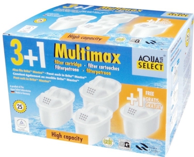 Aqua select waterfilterpatronen maxtra 2+1 4 stuks  drogist