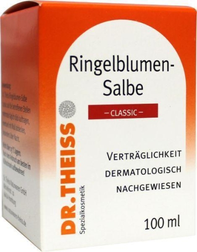 Foto van Dr theiss ringelblumen salbe nicht fettend tube 100ml via drogist