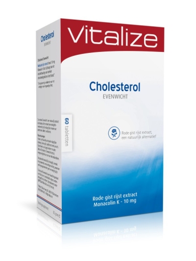 Foto van Vitalize products cholesterol evenwicht 60tab via drogist