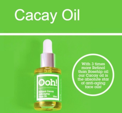Foto van Ooh! natural cacay anti-aging face oil 30ml via drogist