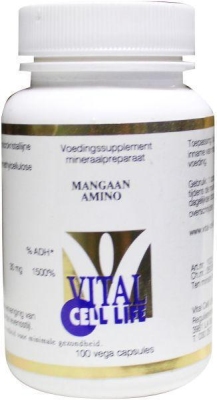 Vital cell life mangaan amino 30 mg 100ca  drogist