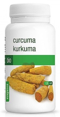 Foto van Purasana bio curcuma 400mg 120vc via drogist