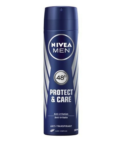 Foto van Nivea for men deospray protect care 150ml via drogist