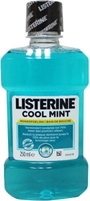 Listerine mondwater coolmint 250ml  drogist