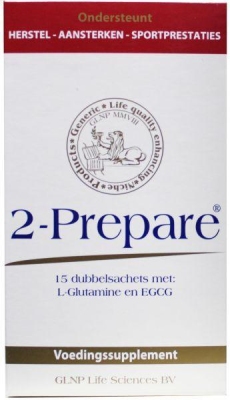 Foto van 2-prepare l glutamine 9g 150 mg 15sach via drogist
