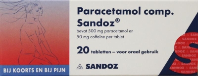 Sandoz paracetamol comp 20tb  drogist