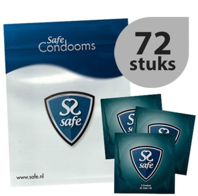 Safe condooms xl 72st  drogist