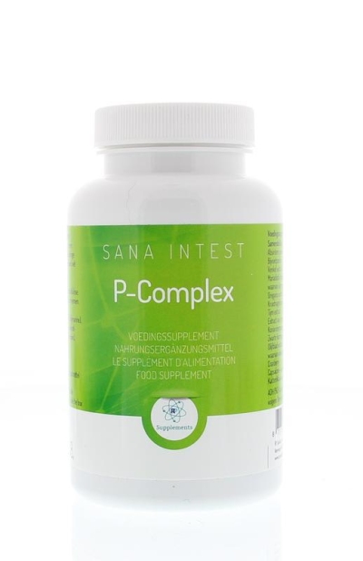 Foto van Sana intest rp vitamino analytic p-complex capsules 180ca via drogist