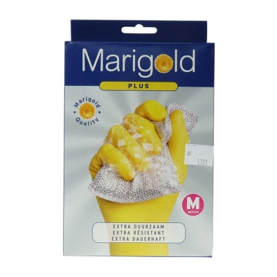 Foto van Marigold handschoen plus medium 7.5 1pr via drogist