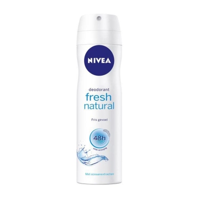 Foto van Nivea deodorant fresh spray female 150ml via drogist