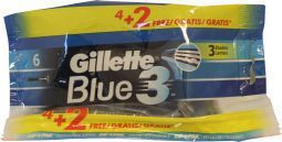 Foto van Gillette wegwerpscheermesjes blue 3 6st via drogist