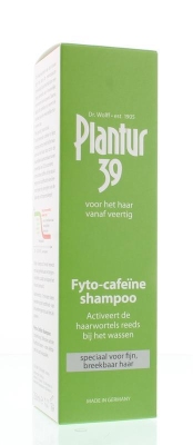 Foto van Plantur 39 caffeine shampoo fijn haar 250ml via drogist