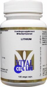 Vital cell life lithium 400mcg 100cap  drogist