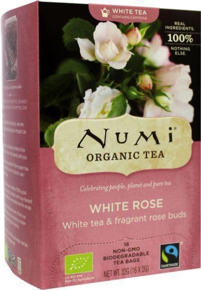 Numi witte thee white rose 16bt  drogist