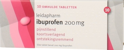 Leidapharm ibuprofen 200mg 10  drogist