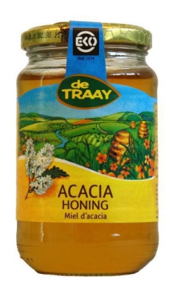 Foto van Traay acacia honing eko 900g via drogist