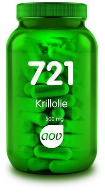 Foto van Aov 721 krill olie 500 mg 60cap via drogist