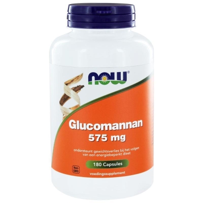 Now glucomannan 575 mg 180cap  drogist
