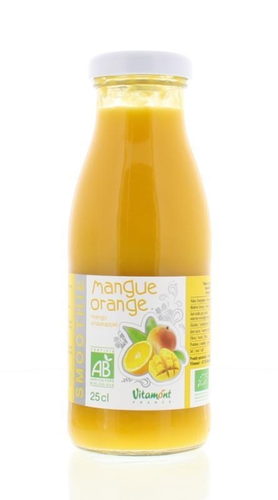 Vitamont smoothie sinaasappel-mango bio 250ml  drogist