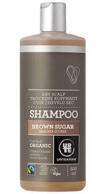 Foto van Urtekram shampoo bruine suiker 500ml via drogist