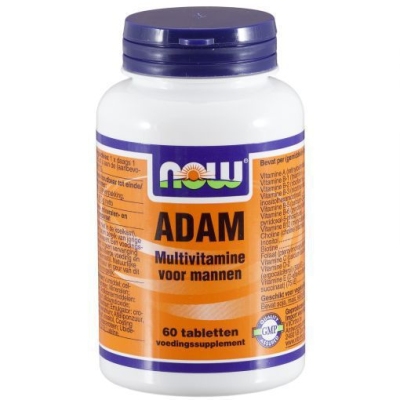 Now adam multi vitamine man 60tab  drogist