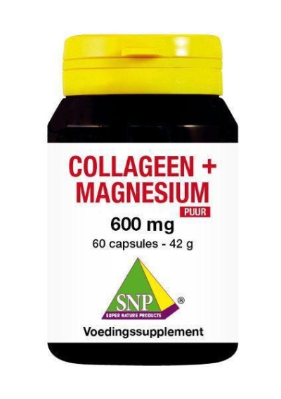 Foto van Snp collageen magnesium 600 mg puur 60ca via drogist