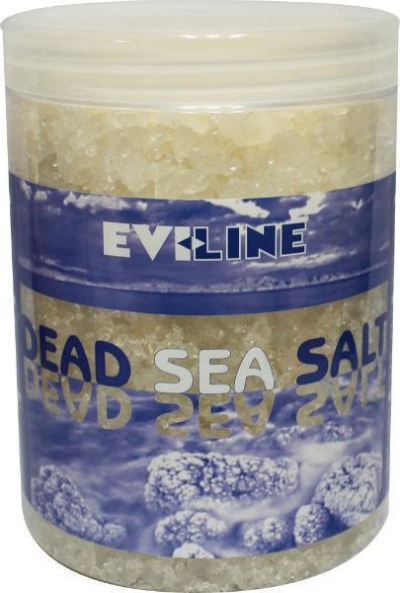 Foto van Evi line dode zee zout pot 1000g via drogist