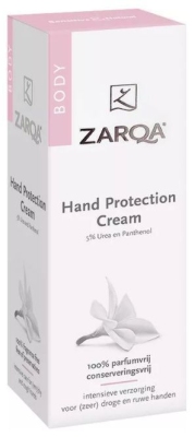 Foto van Zarqa hand protection cream tube 75ml via drogist