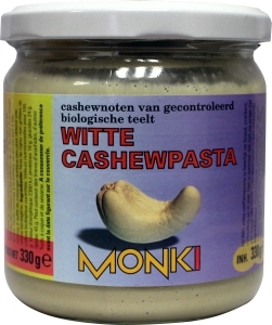 Monki witte cashewpasta 6 x 330gr  drogist
