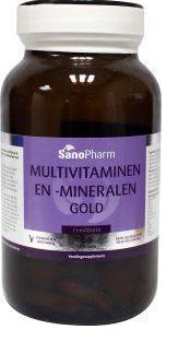 Sanopharm multivitaminen/mineralen euro gold 60tab  drogist