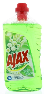 Foto van Ajax allesreiniger lentebloem 1000ml via drogist