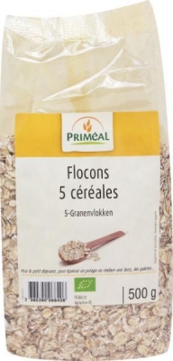 Foto van Primeal cereals 5 flakes 500g via drogist