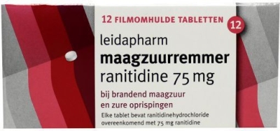 Leidapharm ranitidine 75mg 12tab  drogist