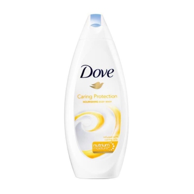 Foto van Dove shower caring protection 500ml via drogist