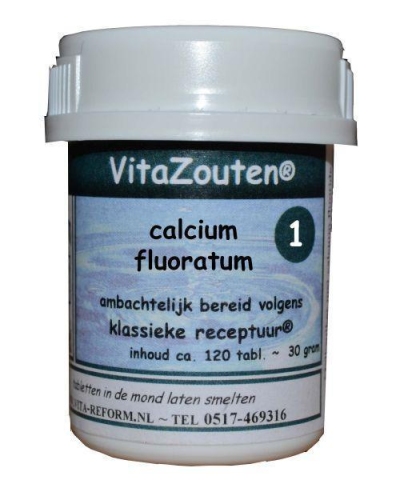 Vita reform van der snoek calcium fluoratum celzout 1/12 120tab  drogist