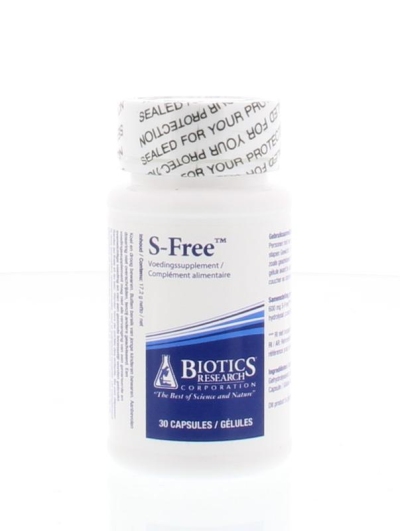 Foto van Biotics s-free capsules 30cp via drogist