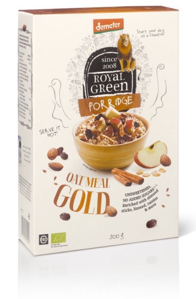 Foto van Royal green oat meal gold 300g via drogist